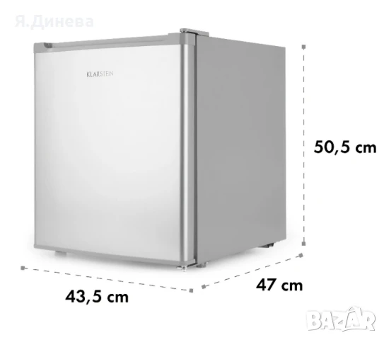 Мини хладилник в сив цвят 40L Klarstein , снимка 6 - Хладилници - 50529211