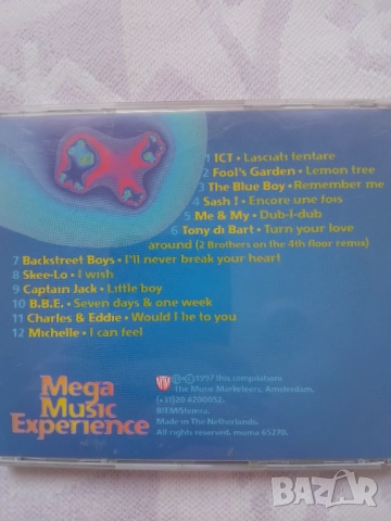 Mega Music Experience - оригинален диск музика, снимка 2 - CD дискове - 51610543
