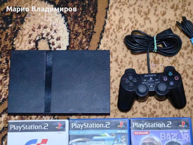 Playstation 2 slim model 70004 + игри, снимка 2 - PlayStation конзоли - 48173272