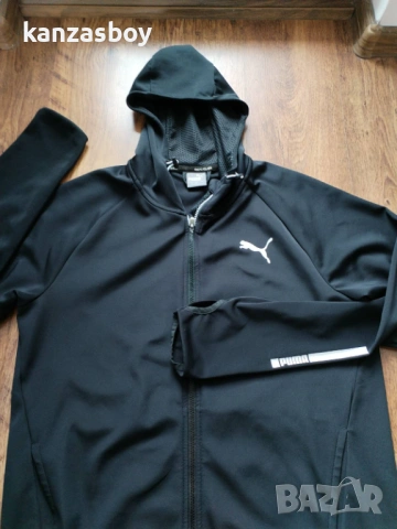 Puma Tec Sports FZ - страхотно мъжко горнище КАТО НОВО Л, снимка 6 - Спортни дрехи, екипи - 53342168