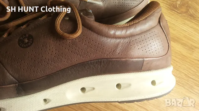 ECCO GORE-TEX YAK LEATHER Shoes размер EUR 44 естествена кожа водонепромокаеми - 1103, снимка 11 - Спортни обувки - 49993636