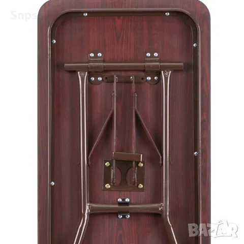 Сгъваема маса за обучение и събития от махагон, цвят меламинкафява, снимка 4 - Маси - 49615317