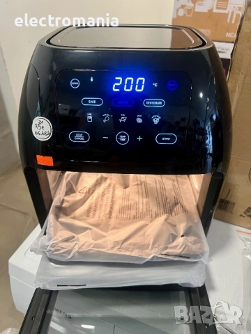 ЧИСТО НОВ!!! мултифункционален фритюрник с горещ въздух Chefman 10л, снимка 4 - Фритюрници - 53441232