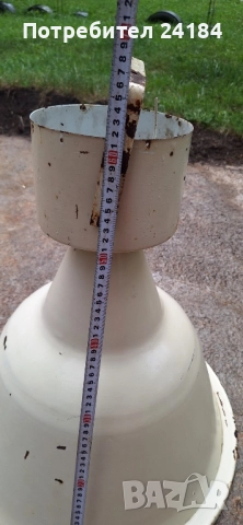 Индустриална винтидж лампа, снимка 6 - Лампи за таван - 51481568