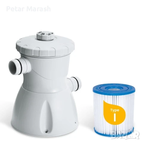 Басейн с метална конструкция Ø305 x 76 см – включена филтърна система, снимка 6 - Басейни и аксесоари - 50960801