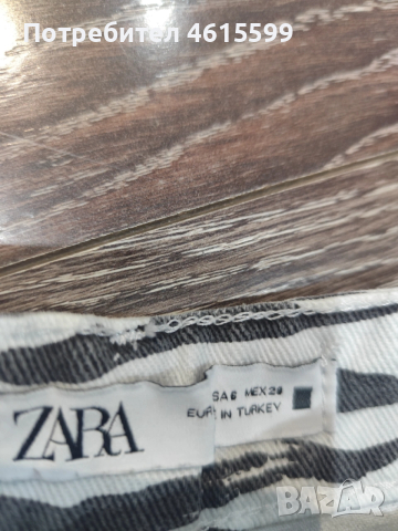 дънкови панталонки на Zara, снимка 2 - Къси панталони и бермуди - 53772921