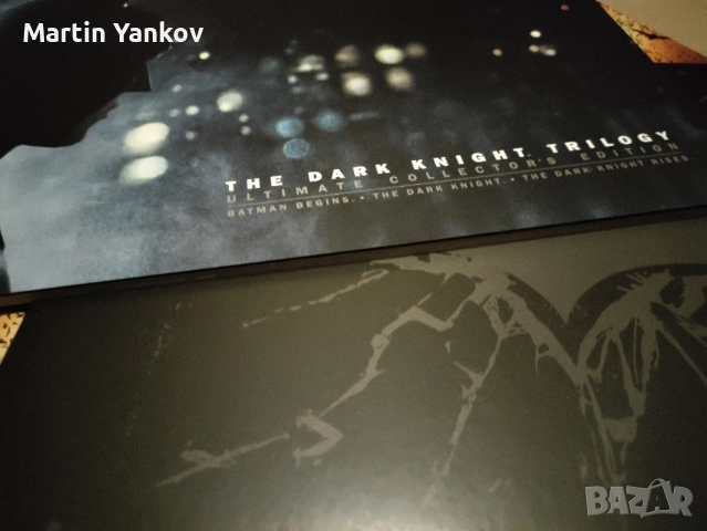 Колекционерско блу рей издание на тъмния рицар трилогия Кристофър Нолан blu ray комплект с колички , снимка 7 - Blu-Ray филми - 52387270