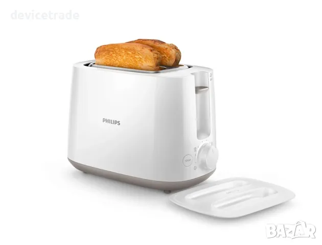 Тостер Philips Viva collection HD2582/00, 900W, 8 настройки, 2 филии, снимка 1