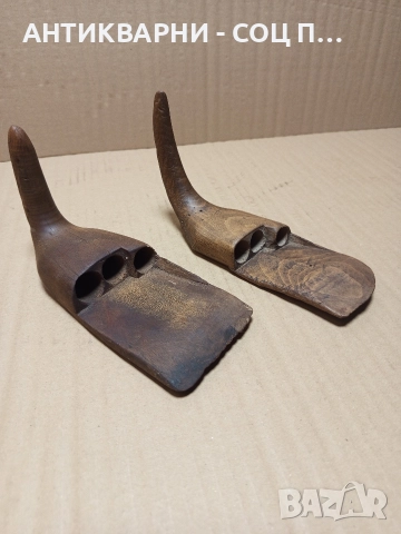 Комплект Соц Стари Дървени Паламарки Паламарка За Жътва На Житни Култури От Старото Време. , снимка 8 - Антикварни и старинни предмети - 52665780