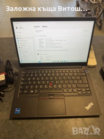 Лаптоп Lenovo thinkpad e14 gen2, снимка 2 - Лаптопи за работа - 52818048