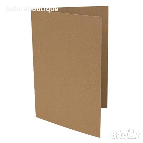 Заготовки/ основи за картички А6 - бял/ крафт/ перлен картон - 10 броя, снимка 3 - Други - 51900449