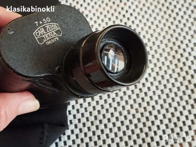 ТОП Немски Рядък Монокъл Carl Zeiss Jena Binoctarmo 7x50 , снимка 4 - Екипировка - 54250569