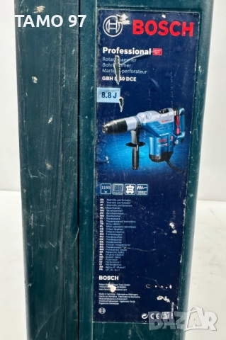 BOSCH GBH 5-40 DCE - Комбиниран перфоратор 1150W 8.8J перфектен!, снимка 10 - Перфоратори - 52795513