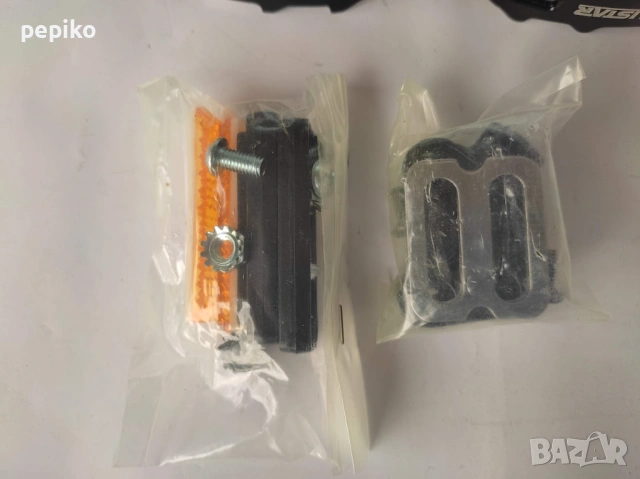 Продавам колела внос от Германия НОВИ алуминиеви педали с автомати EXUSTAR, снимка 4 - Части за велосипеди - 53284975