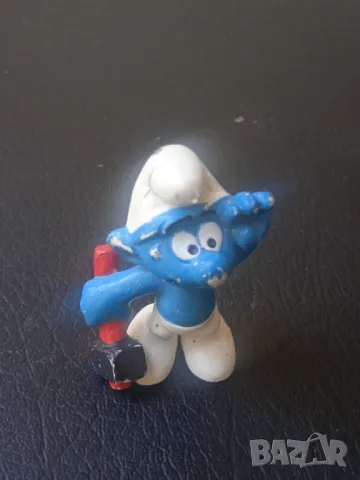 Смърф / Smurf Figure -  West Germany Bully Peyo -оригинална фигурка, снимка 5 - Колекции - 47172509