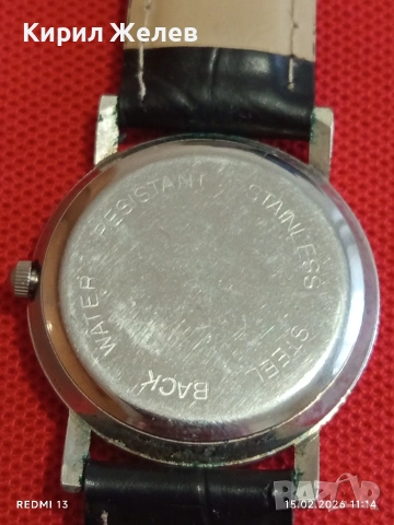 Красив дамски часовник Q/Q QUARTZ с кожена каишка перфектно състояние 51828, снимка 7 - Дамски - 53482036