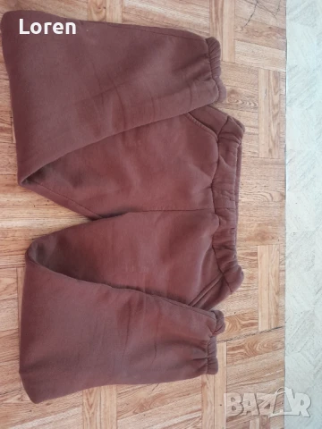 Плътно ватиранко долнище в кафяв цвят, снимка 4 - Спортни екипи - 50556276