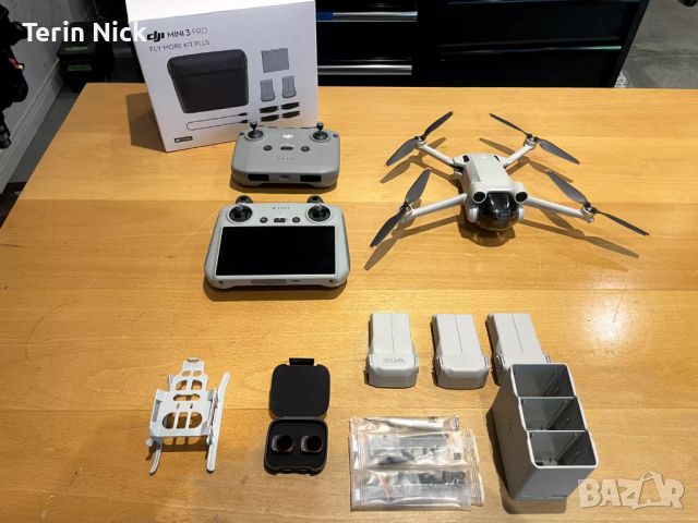 DJI Mini 3 Pro Drone Fly More Kit - отлично състояние. Доставка от Чехия., снимка 1 - Дронове и аксесоари - 46217120