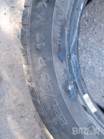 здравейте продавам 4 бр летни гуми 225 55 17 uniroyal , снимка 8 - Гуми и джанти - 52232353