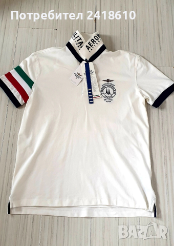 Aeronautica Militare Pique Cotton  Mens Size XL - 2XL НОВО! ОРИГИНАЛ! Мъжка Тениска!