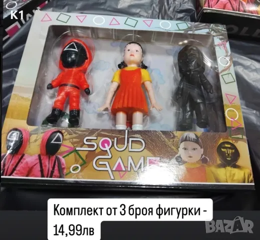 ПРОМО! Фигурки Squid Game/игра на Калмари/Squid Game mask/маски , снимка 3 - Фигурки - 49309750