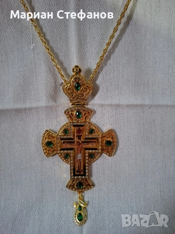 Свещенически Кръст нагръден, снимка 7 - Колиета, медальони, синджири - 48400076