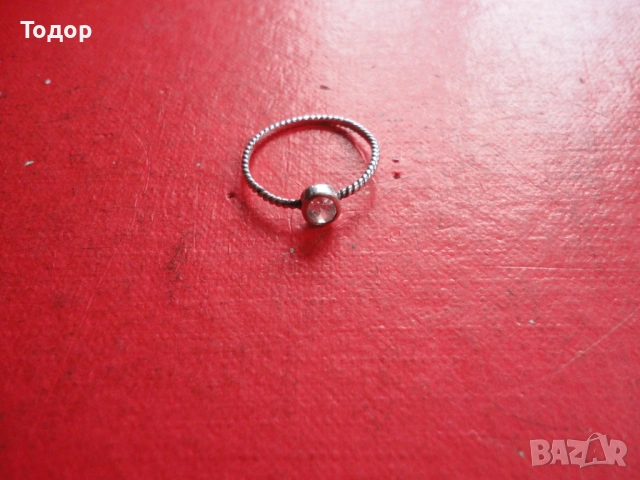 Уникален сребърен пръстен с камък, снимка 3 - Пръстени - 54080314