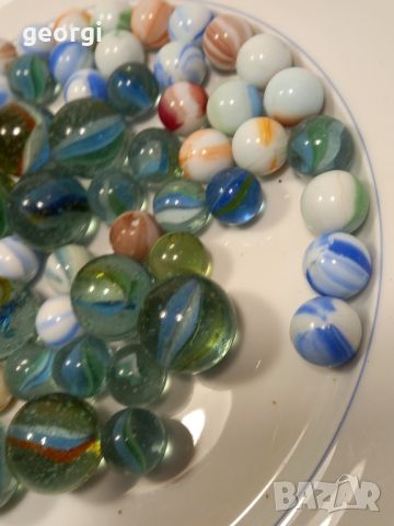 колекция ретро стъклени топчета , снимка 5 - Колекции - 45585670