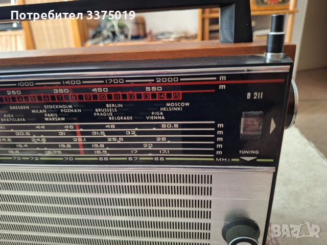 Радио Селена Б211, снимка 7 - Радиокасетофони, транзистори - 46407430