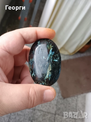 Астрофилит камък-1, снимка 4 - Антикварни и старинни предмети - 52581756