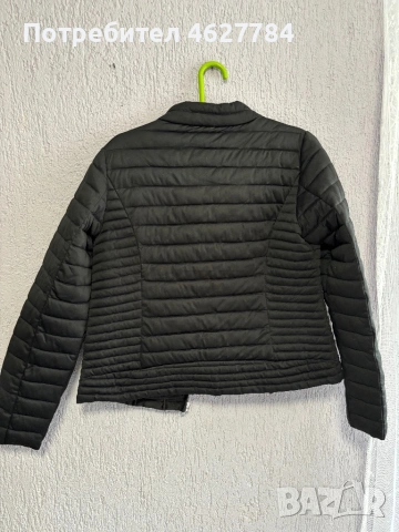 Дамско черно яке - стилно и удобно, снимка 3 - Якета - 54236100