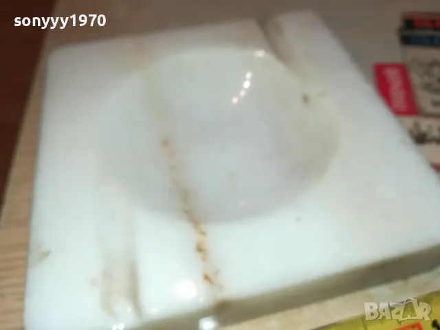 🍀МРАМОРЕН ПЕПЕЛНИК-1905251123LCHERY, снимка 6 - Антикварни и старинни предмети - 50343269