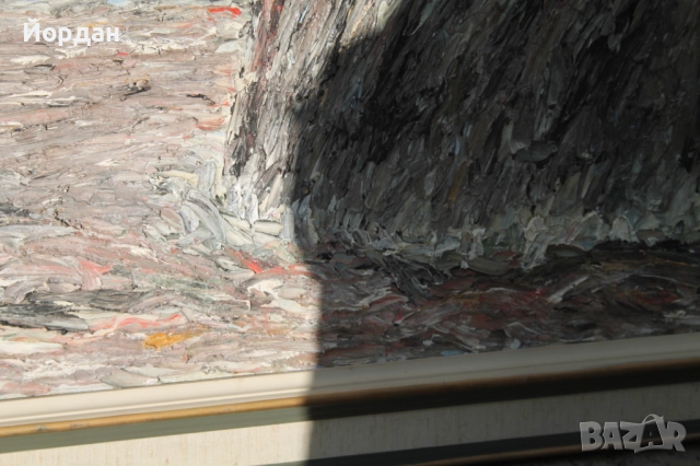 Стара картина ''Моркси Пейзаж'', снимка 7 - Картини - 52564933