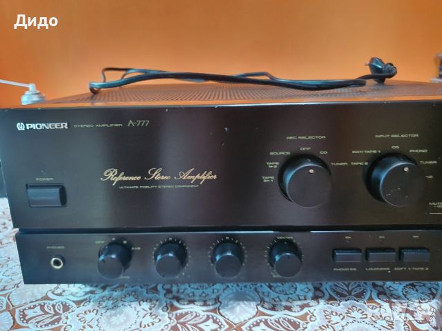 PIONEER A-777 STEREO AMPLIFER, снимка 9 - Ресийвъри, усилватели, смесителни пултове - 46695528