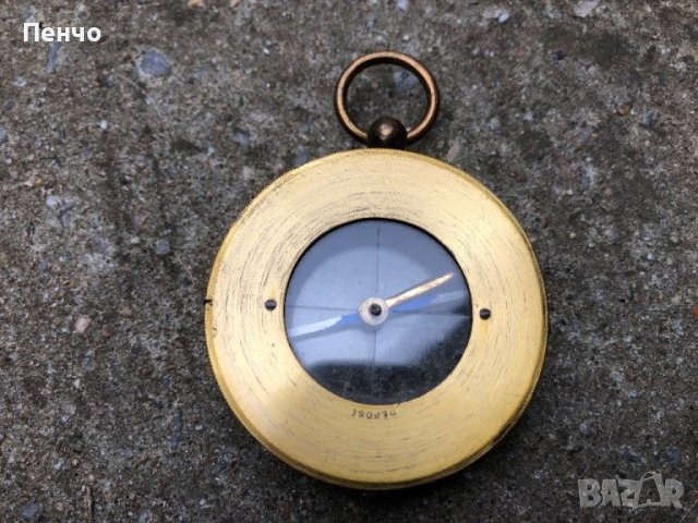 стар бронзов, джобен компас , снимка 6 - Антикварни и старинни предмети - 45552263