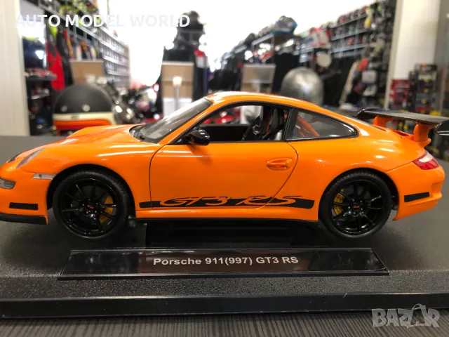 Mетална колекционерска количка WELLY PORSCHE 911 GT2 1:18 NEW, снимка 3 - Колекции - 47123211