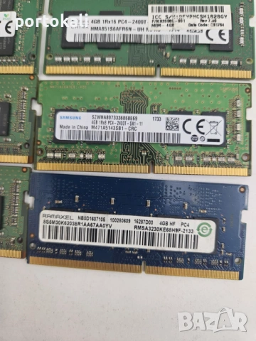 +Гаранция! RAM DDR4 SODIMM 8GB 4GB РАМ памет за лаптоп, снимка 4 - RAM памет - 53534606