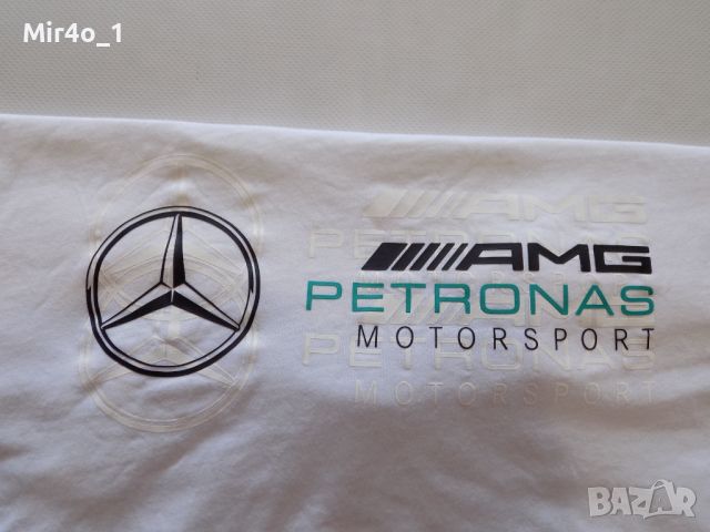 Тениска puma mercedes amg потник блуза фанела оригинал спортна авто мото мъжка M, снимка 3 - Тениски - 45935457