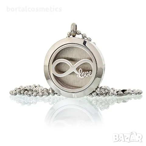 Медальон за Ароматерапия – Infinity Love 25mm.
, снимка 2 - Колиета, медальони, синджири - 50068619