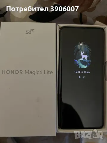 Продавам Honor Magic 6 lite 256gb 8+8 ram, снимка 4 - Huawei - 48660512