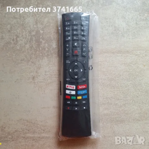 Дистанционно за телевизор Finlux,Vestel,Telefunken,JVC,Toshiba,Hitachi,Tech wood,Wellington, RC4390P, снимка 1 - Дистанционни - 47104408