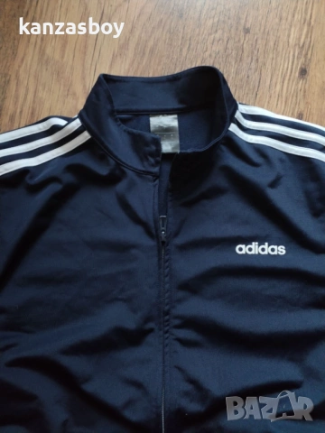 Adidas Essentials 3 Stripes - страхотно мъжко горнище КАТО НОВО Л, снимка 2 - Спортни дрехи, екипи - 53609902