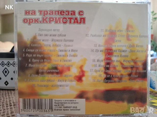 На Трапеза с орк.КРИСТАЛ, снимка 3 - CD дискове - 50985679