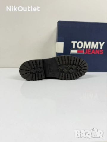 Tommy Jeans Tommy Jeans Lace Up Flat Boot, снимка 5 - Дамски боти - 51745102