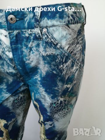 Дамски панталон G-Star RAW® 5622 3D MID BOYFRIEND COJ WMN DK SPA/LIQUID PINK AO, размер W26;27 /270/, снимка 3 - Панталони - 46351963
