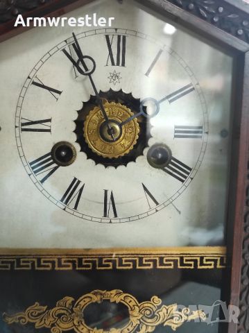 Немски Механичен Часовник Будилник Юнгханс , снимка 7 - Антикварни и старинни предмети - 46451597