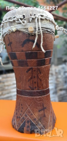 Автентично африканско джембе- ръчна изработка , снимка 2 - Антикварни и старинни предмети - 53057447