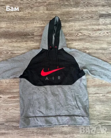 Оригинално мъжко Hoodie Nike Air Max 97 размер Л, снимка 3 - Спортни дрехи, екипи - 47314638