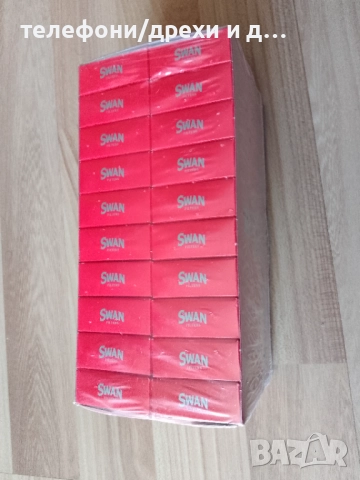 Австрийски  Филтри за цигари Swan Classic Slim червен 6мм (20x102 бр), снимка 3 - Други - 51679192