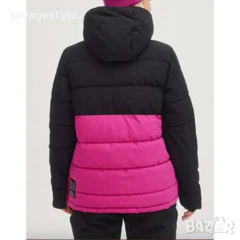 Дамско зимно яке ONEILL O'riginals Puffy Anorak Jacket Black/Pink W, снимка 2 - Якета - 47758512